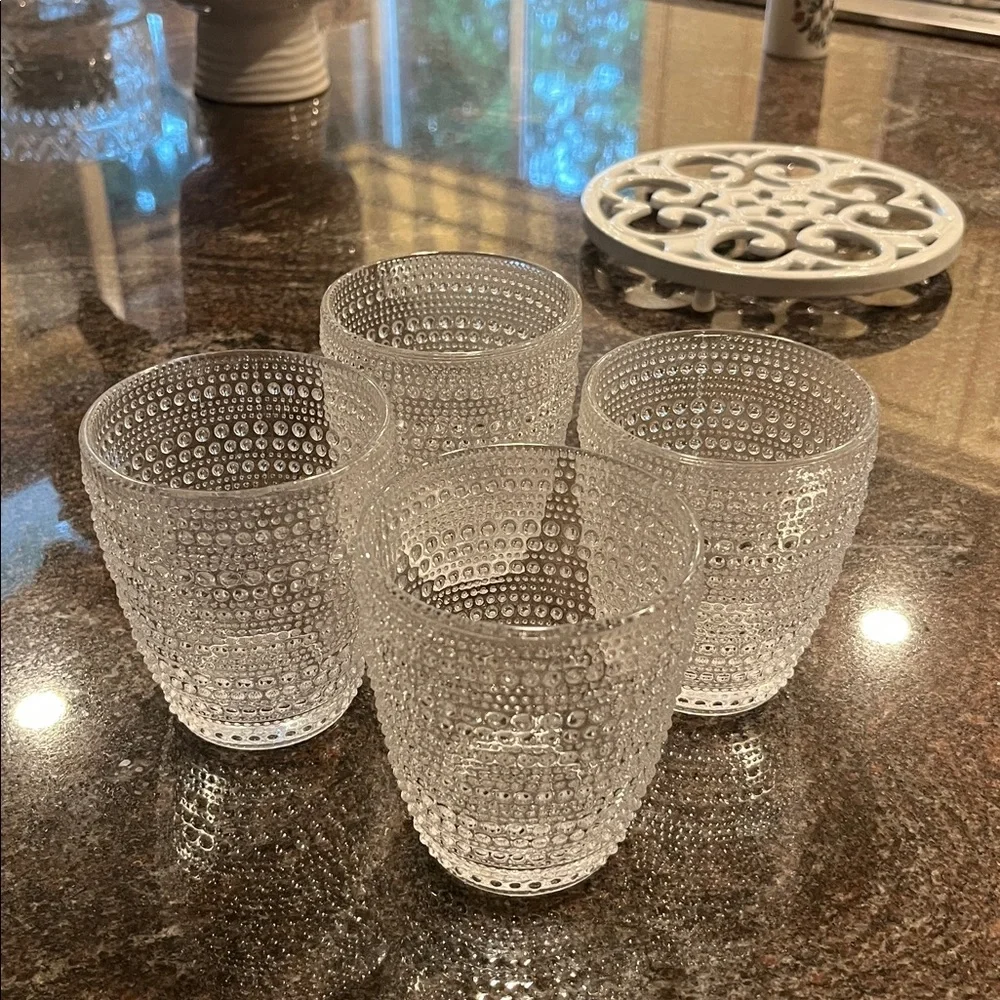 Godinger Mars Double Old Fashioned Glasses Set 4